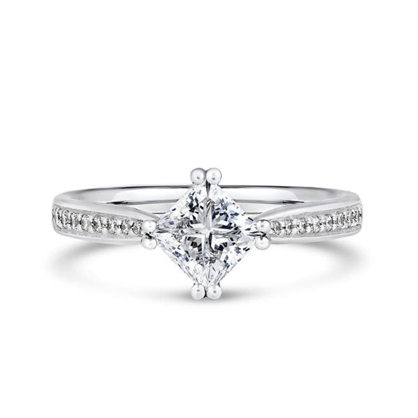 1.15ct Princess Cut Lab Grown Diamond Ring (Psg03)