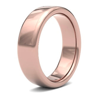 9ct 7mm Heavy Soft Court Wedding Ring (7Ghs-9w)