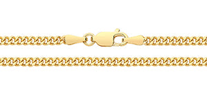 9ct Yellow Gold Curb Chain (Ch 280)