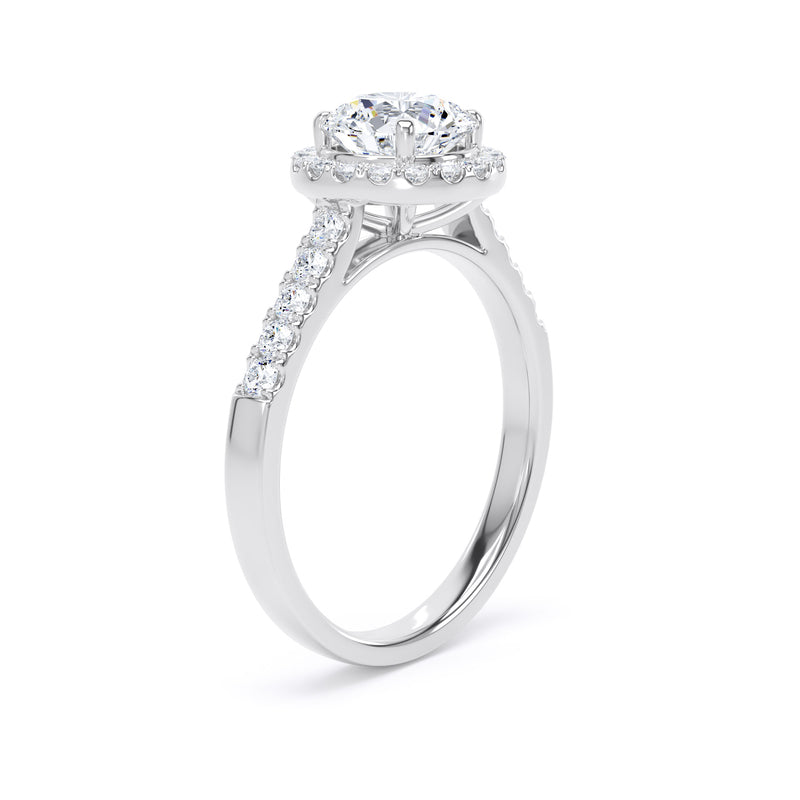 1.30ct Brilliant Cut Lab Grown Diamond Cluster Ring (Rhs01)
