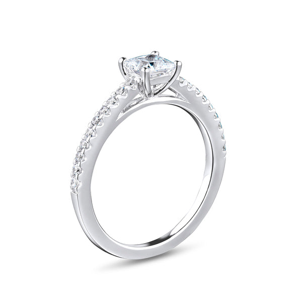 1.64ct Princess Cut Lab Grown Diamond Solitaire Ring (Psw01)