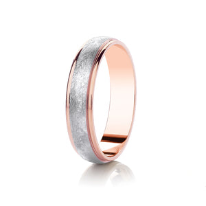 Two Colour Wedding Ring ( Dc301)