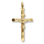 9ct Yellow Gold Crucifix (Pn102)