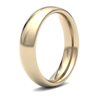 9ct 6mm Heavy Court Wedding Ring (6Ghc-9y)