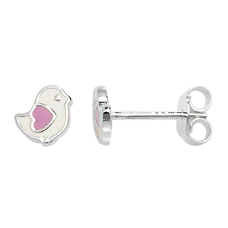 Silver Bird Sud Earrings (Se771a)