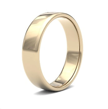 9ct 6mm Light Soft Court Wedding Ring (6Gls-9y)