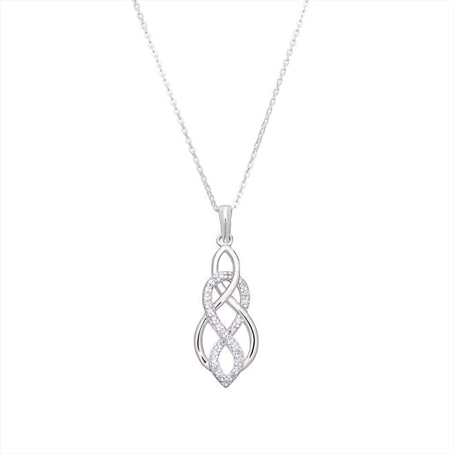 Silver Celtic Necklace (Sn155a)