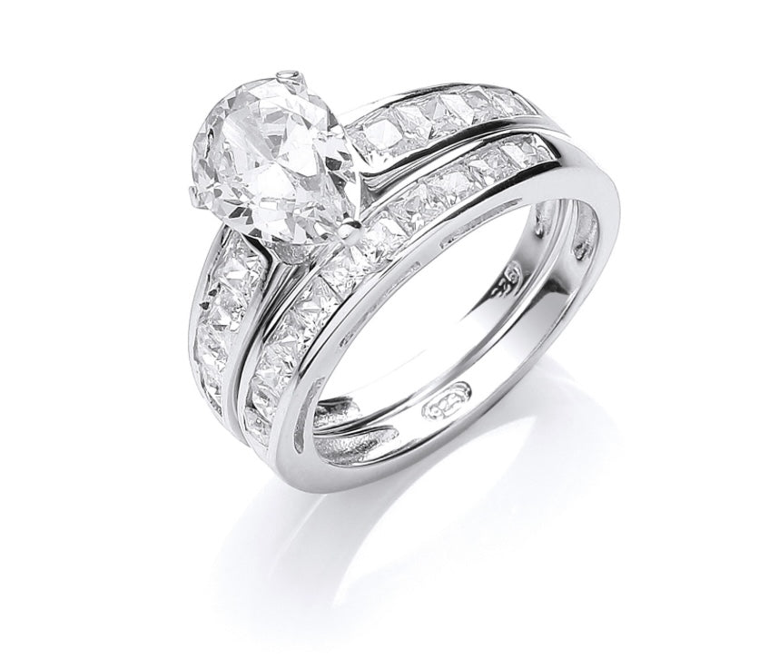 Silver Bridal Set (SR0268)