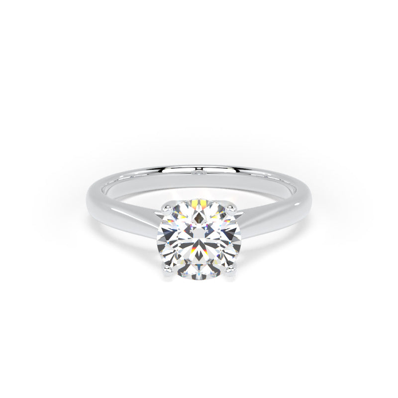 3.00ct Round Lab Grown Diamond Solitaire Ring (Rpp05)