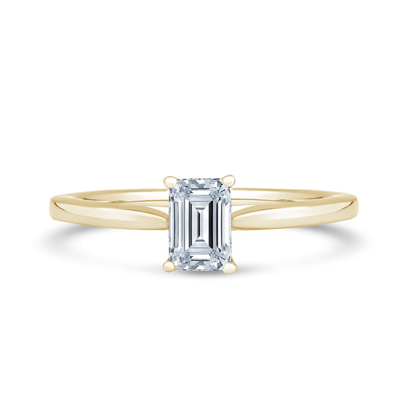 EPP01 Emerald Engagement Ring