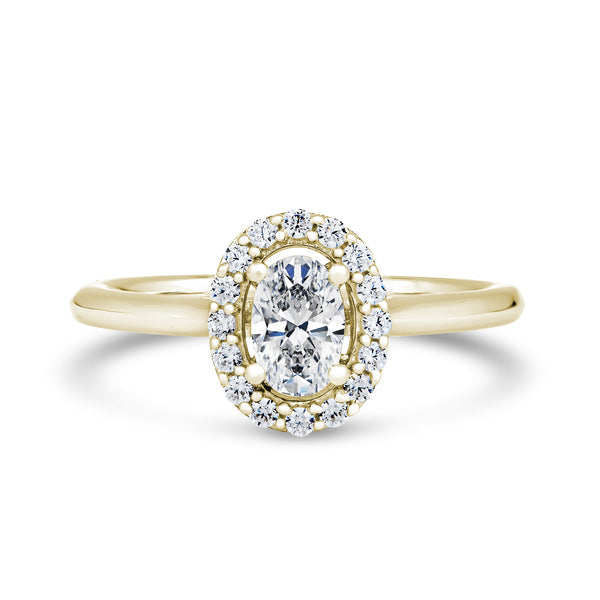 OHP02 Oval Engagement Ring