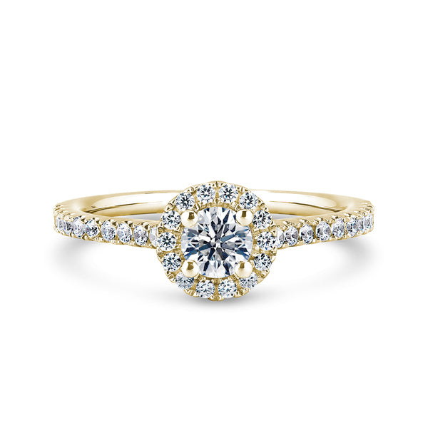 RHW03 Round Engagement Ring