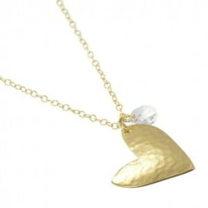 Danon True Love Heart Gold Plated Long Necklace