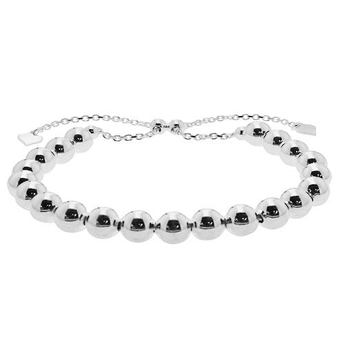 Silver Bead Bracelet