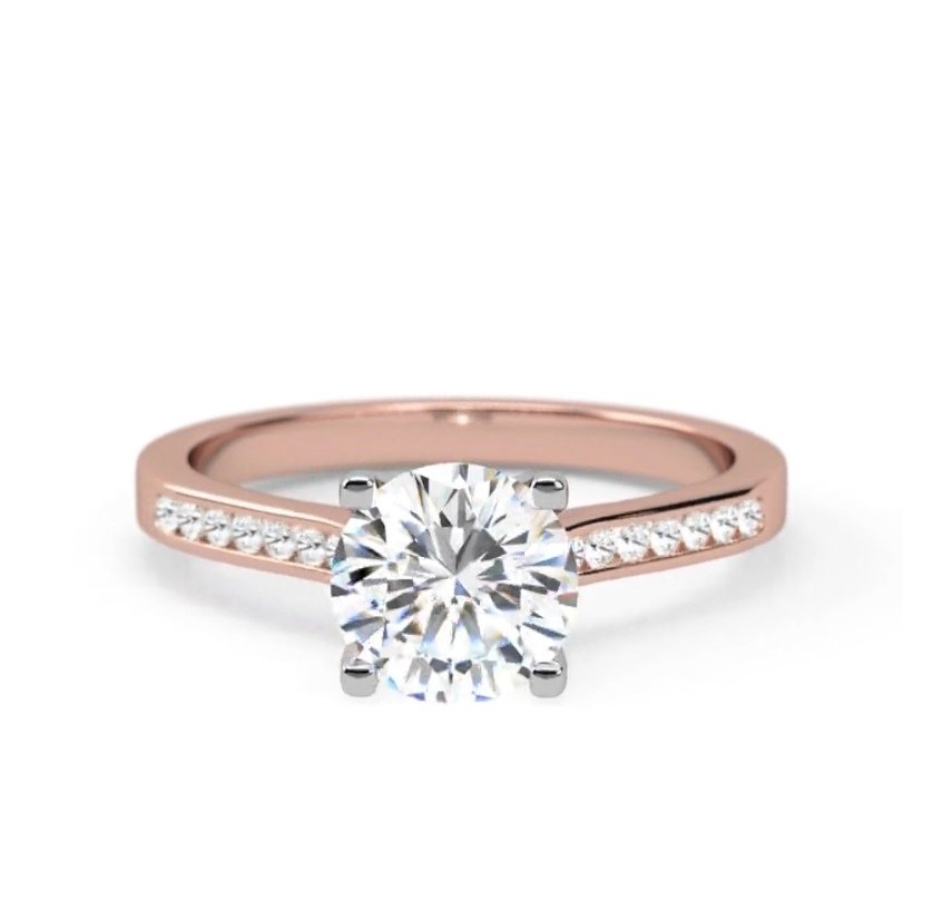 .38ct Rose Gold Diamond Ring
