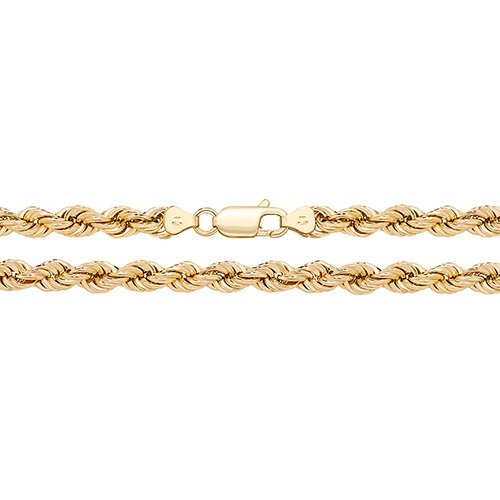 9ct Gold Rope Bracelet