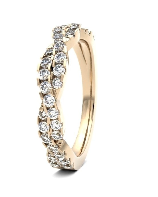 Diamond Twist Eternity Ring