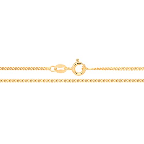 Silver Gold Plated Fine Curb Chain